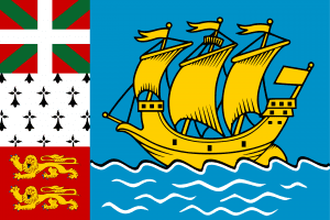 Flag of St Pierre and Miquelon