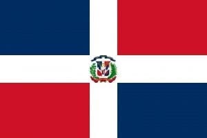 The Dominican Republic flag