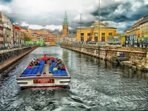 Copenhagen canal boat ride, Denmark