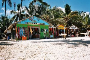 Beachside Shacks on the Domincan Republic