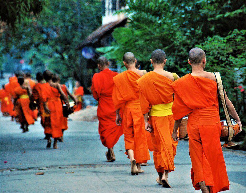 Cambodian monks