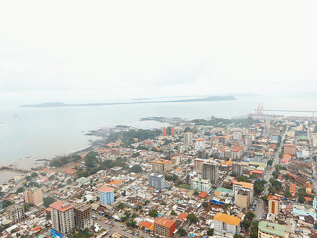 Conakry skyline