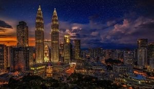 The Petronas Towers, Kuala Lumpur