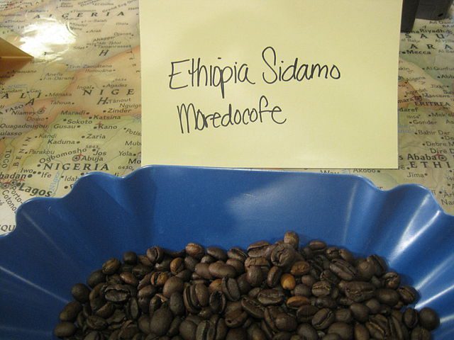 Ethiopian Sidamo beans