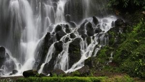 incredible waterfalls in the Azores