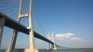 The Vasco da Gama Bridge, Lisbon