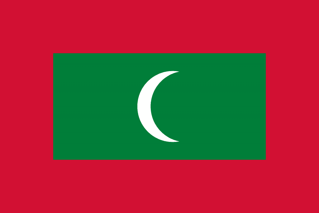 Flag of The Maldives