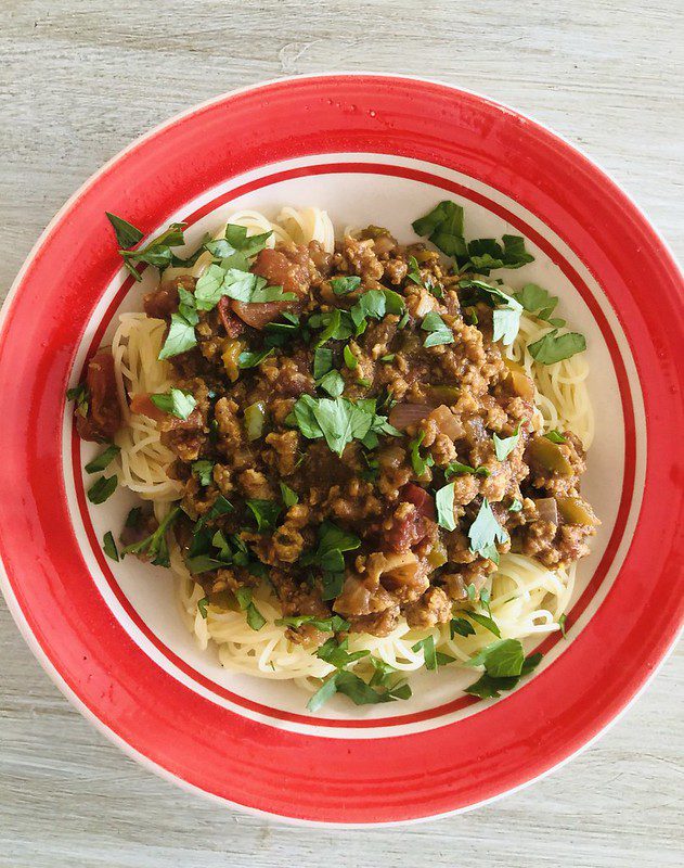 Suugo, a pasta sauce in Somalia