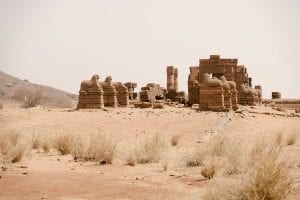 Temple of Amun in Naga, ruins of the Meroitic civilisation.