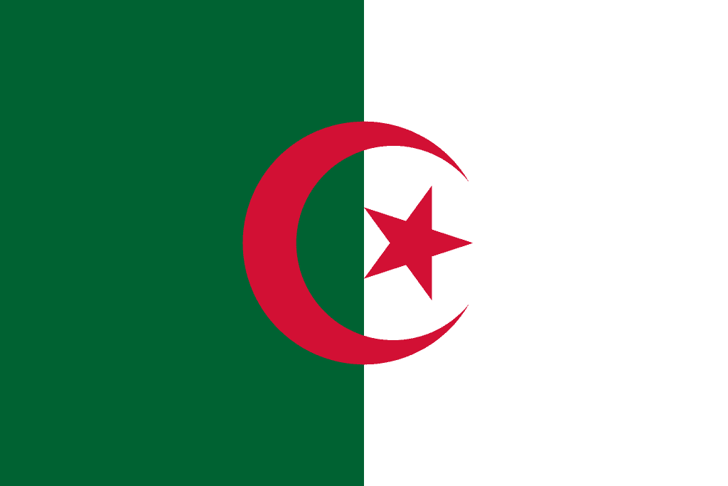 The Flag of Algeria