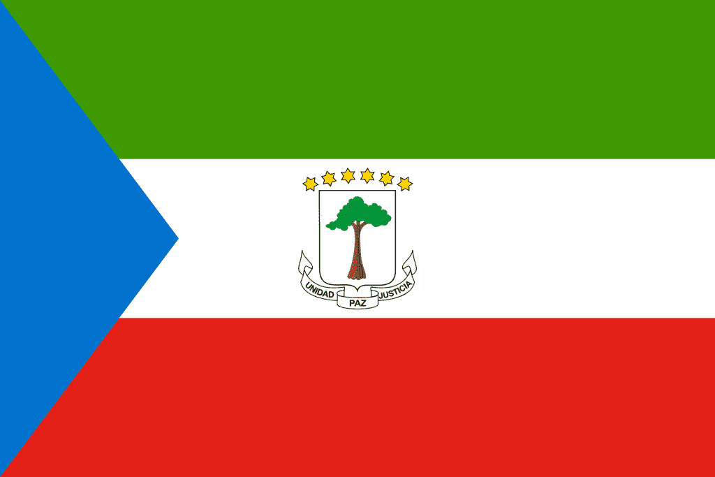 The Equatorial Guinea Flag