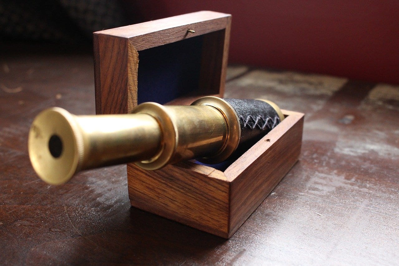 A Pirate's Spyglass Telescope