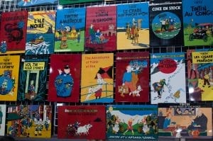 Wall of TinTIn Comics