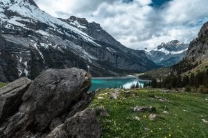 Oeschinen Lake, Kandersteg, Switzerland