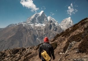 A view of the summit, Mount Everest, Nepal