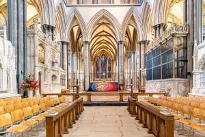 Inside Salisbury Cathedral