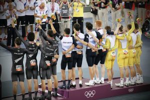 Celebrations at the end of the commonwealth games