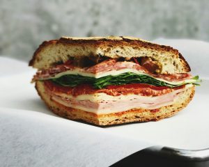 A ham sandwich
