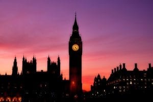 Big Ben at sunset