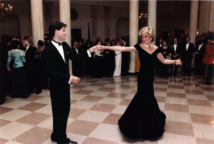 Princess Diana and John Travolta