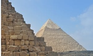 Pyramids in Giza, Egypt