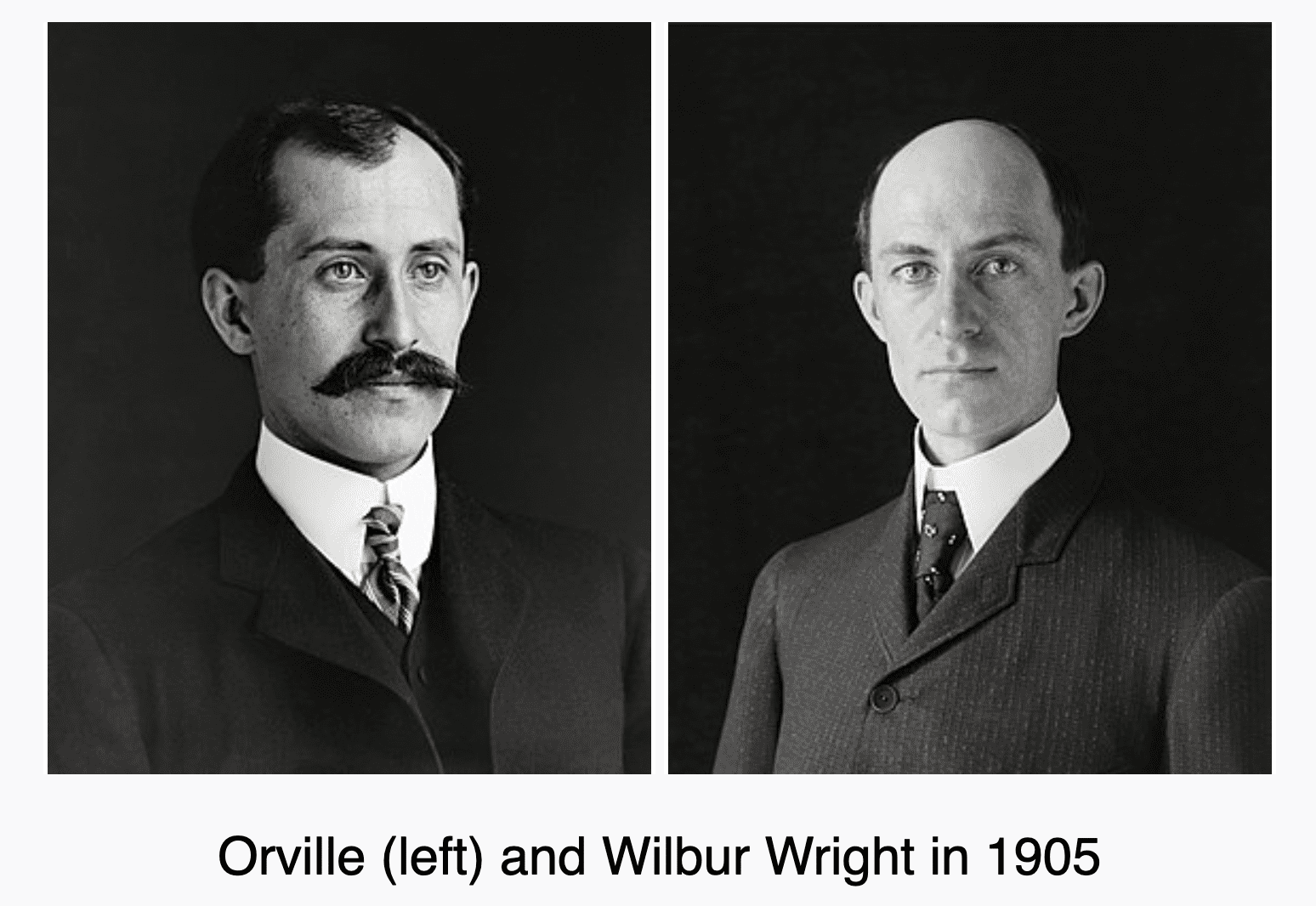 Orville and Wilbur Wright