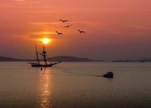 Sunset on the Scilly Isles