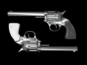 Colt 45 Revolver Gun