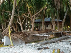 A traditional Tokelauan canoe (vaka)