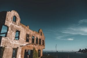 the crumbling ruins of Alcatraz