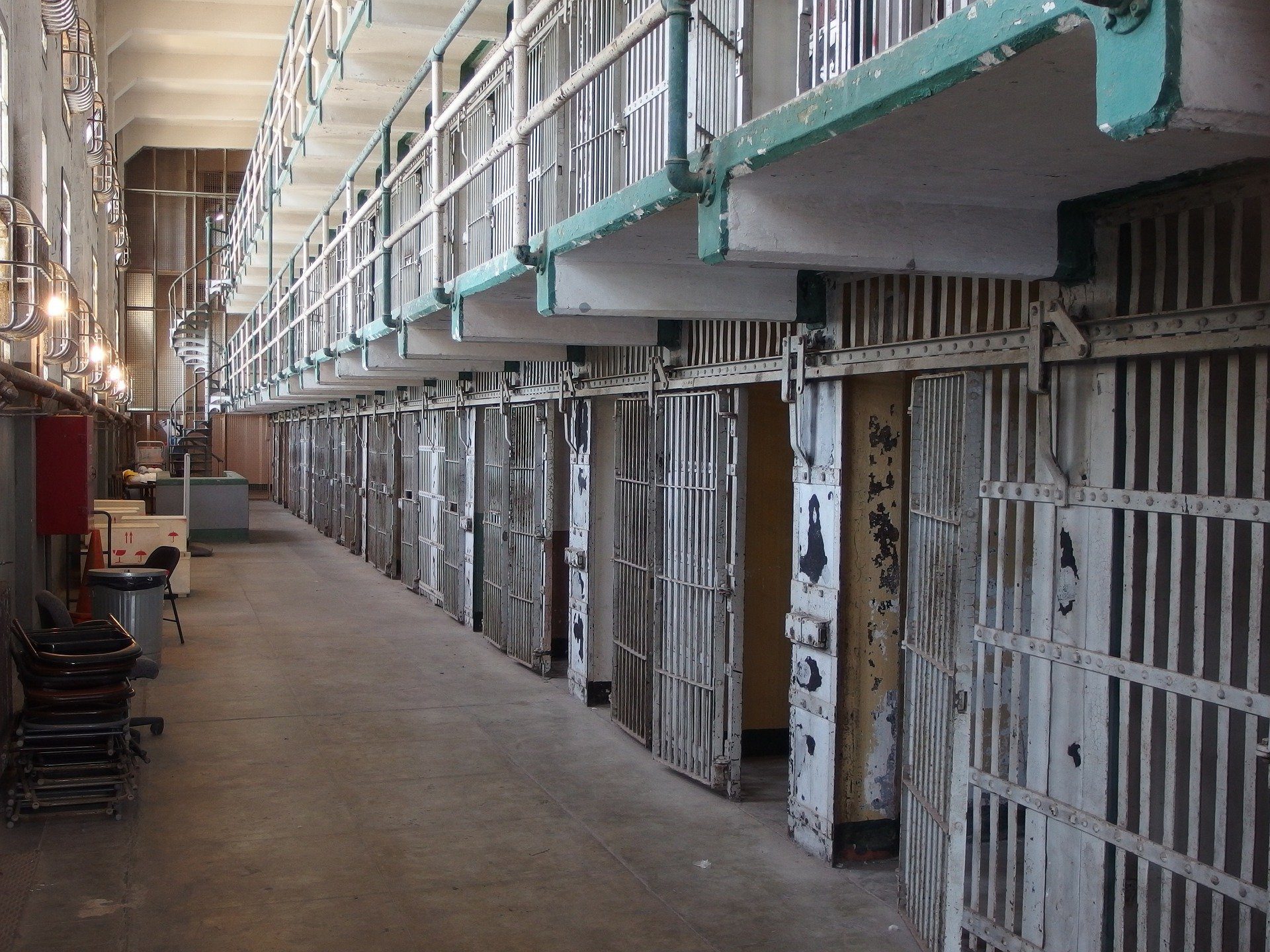 Alcatraz prison cells