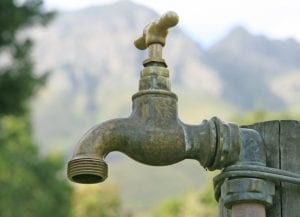 an outside tap from the victorian era 