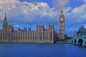 The Houses of Parliament, London