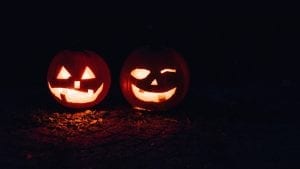 Carved pumpkins for Halloween