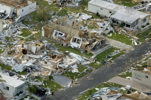 The aftermath: Hurricane damage