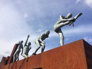 Memorial Statue in Rotterdam