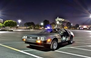 the DeLorean DMC-12 - From the movie "Back to the Future"