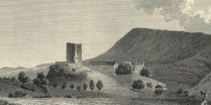 Clitheroe Castle Drawing from 1801