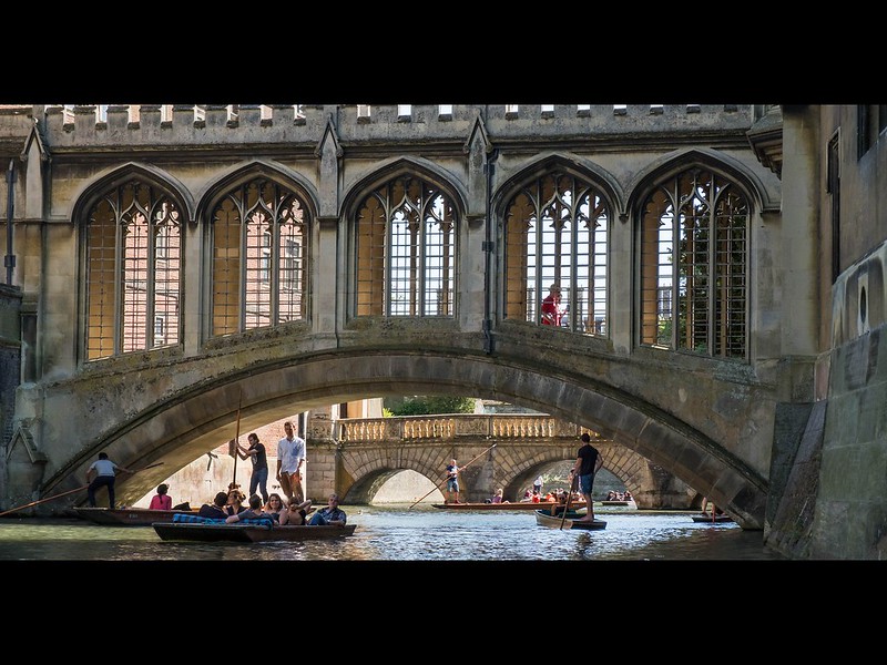 punting in Cambridge