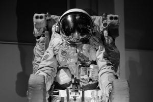 A 1960s astronaut