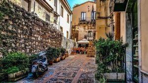 A small back street restaurant, Sicily