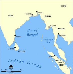 Bay of Bengal map