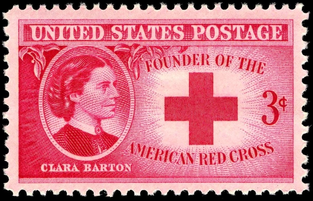 US Postage stamp for the Red Cross