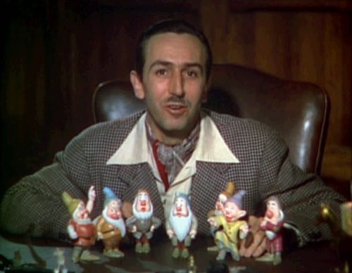 Walt Disney and his seven dwarfs 