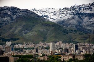 A view over the city of Tehran