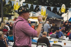 oktoberfest - man drinking beer