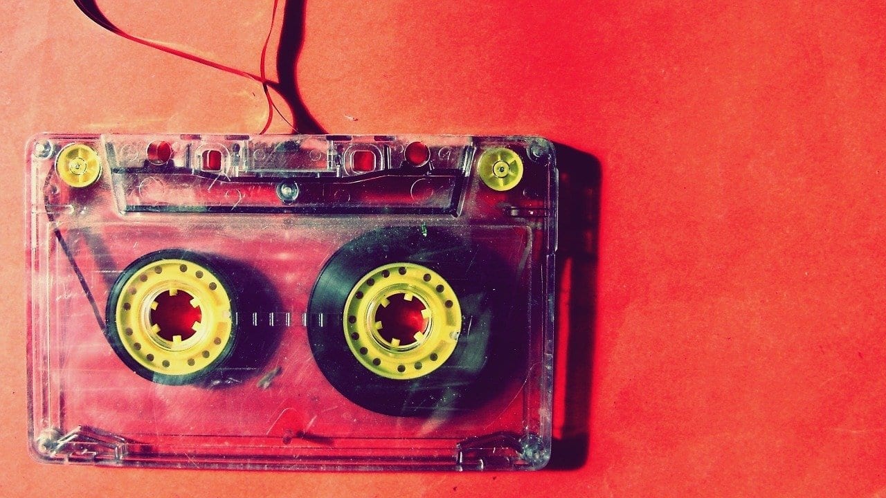 Cassettes use magnetic fields to store music