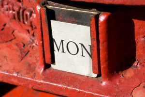 A British Red Postbox