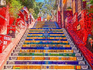 Colourful Stairs in Rio