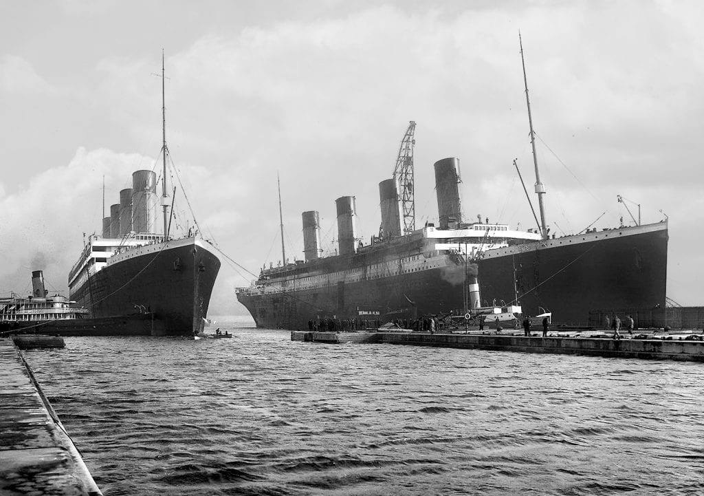 The Olympic and Titanic